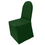 Thumbnail: Hunter Green Polyester Standard Chair Cover