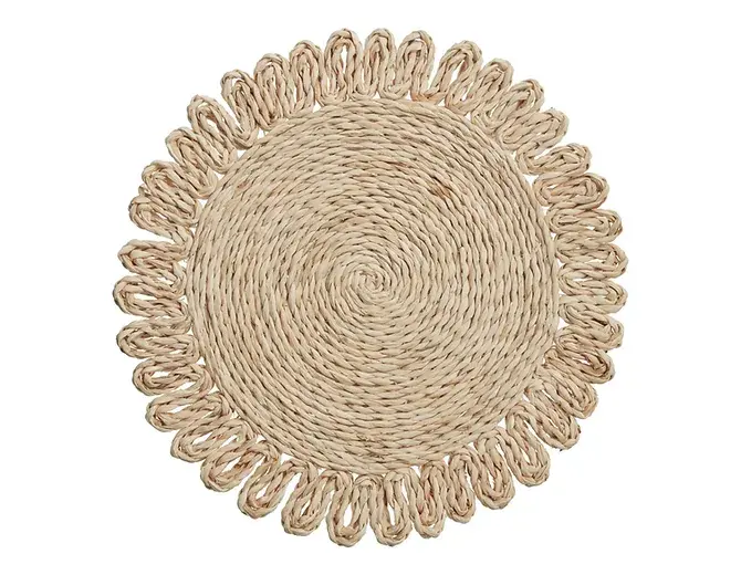 Natural Braided Placemat Charger