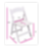 Thumbnail: White Polyester Folding Chair Cover