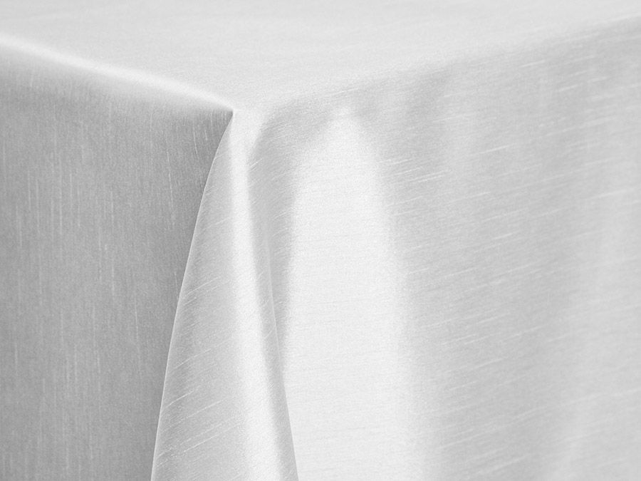 Supernova Shantung White Table Linen
