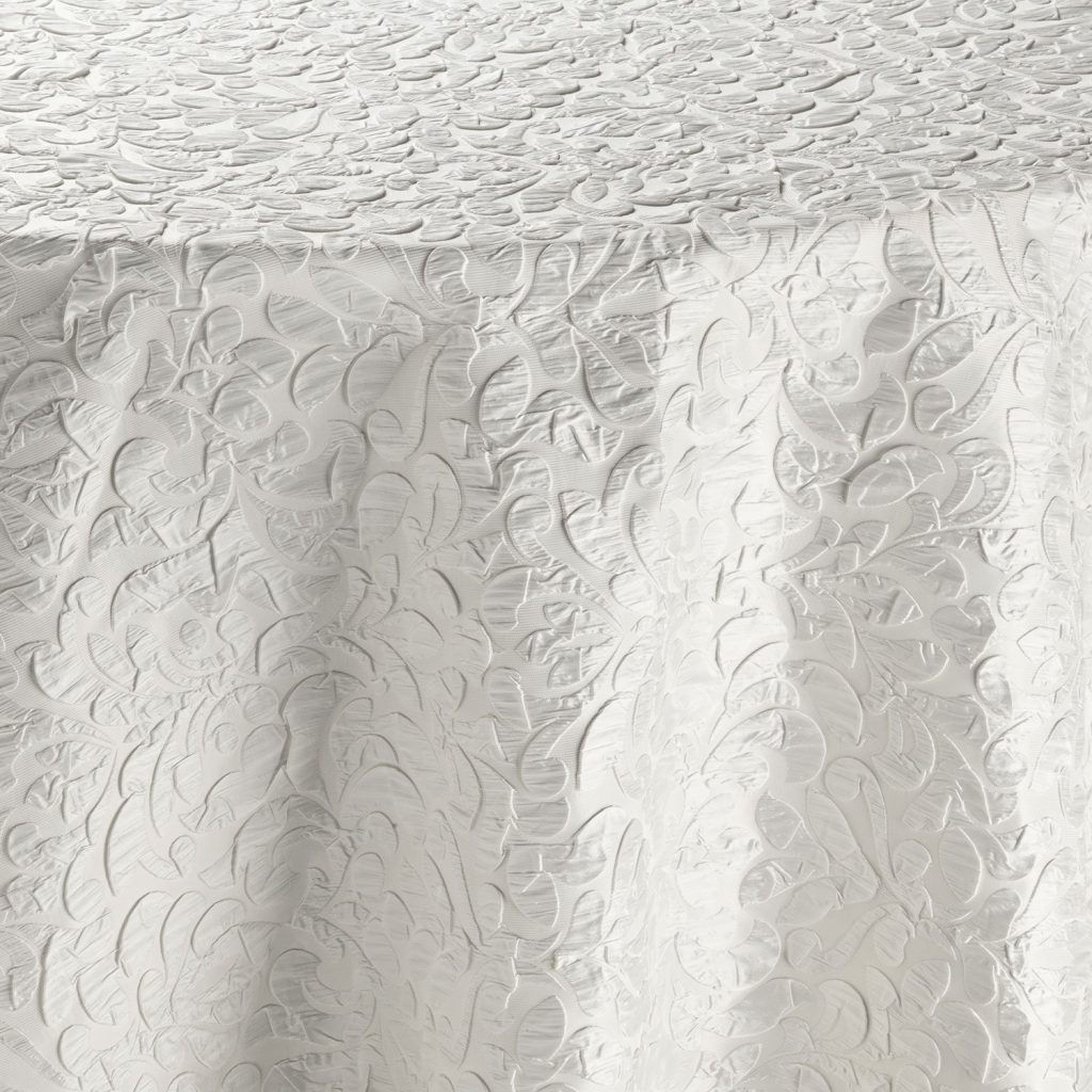 Amara Snow White Table Linen Rentals