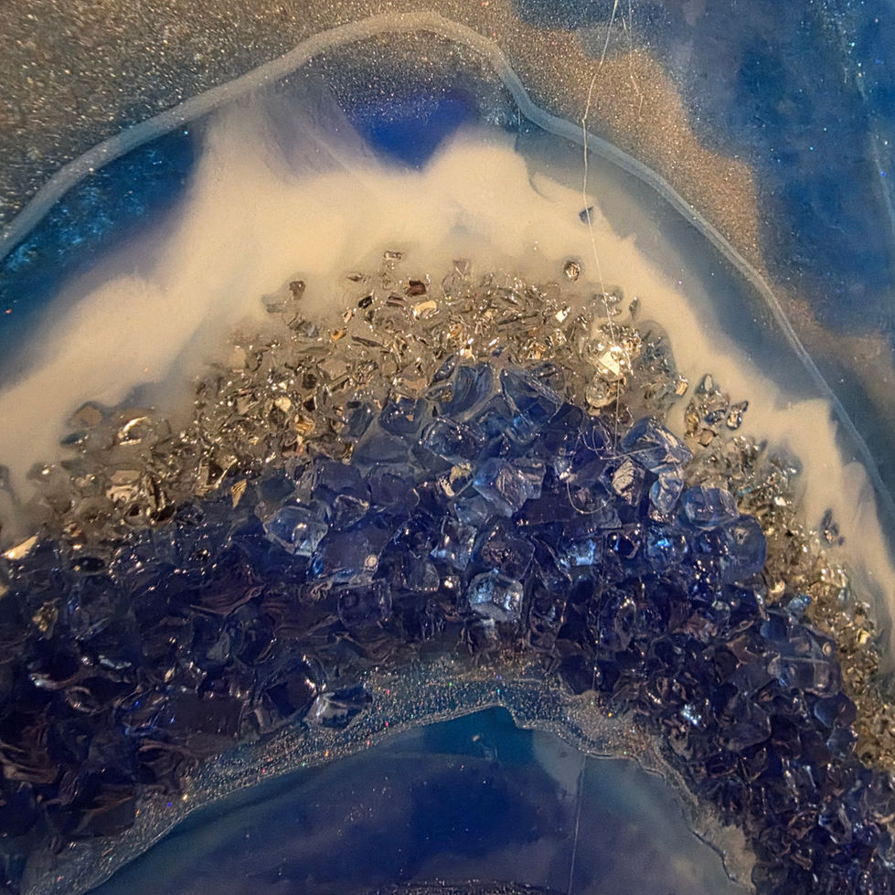 Blue Geode Zoom