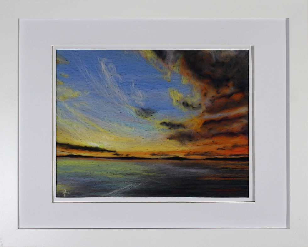 Thumbnail: Homecoming | 20"x16" | Merino Wool | SOLD