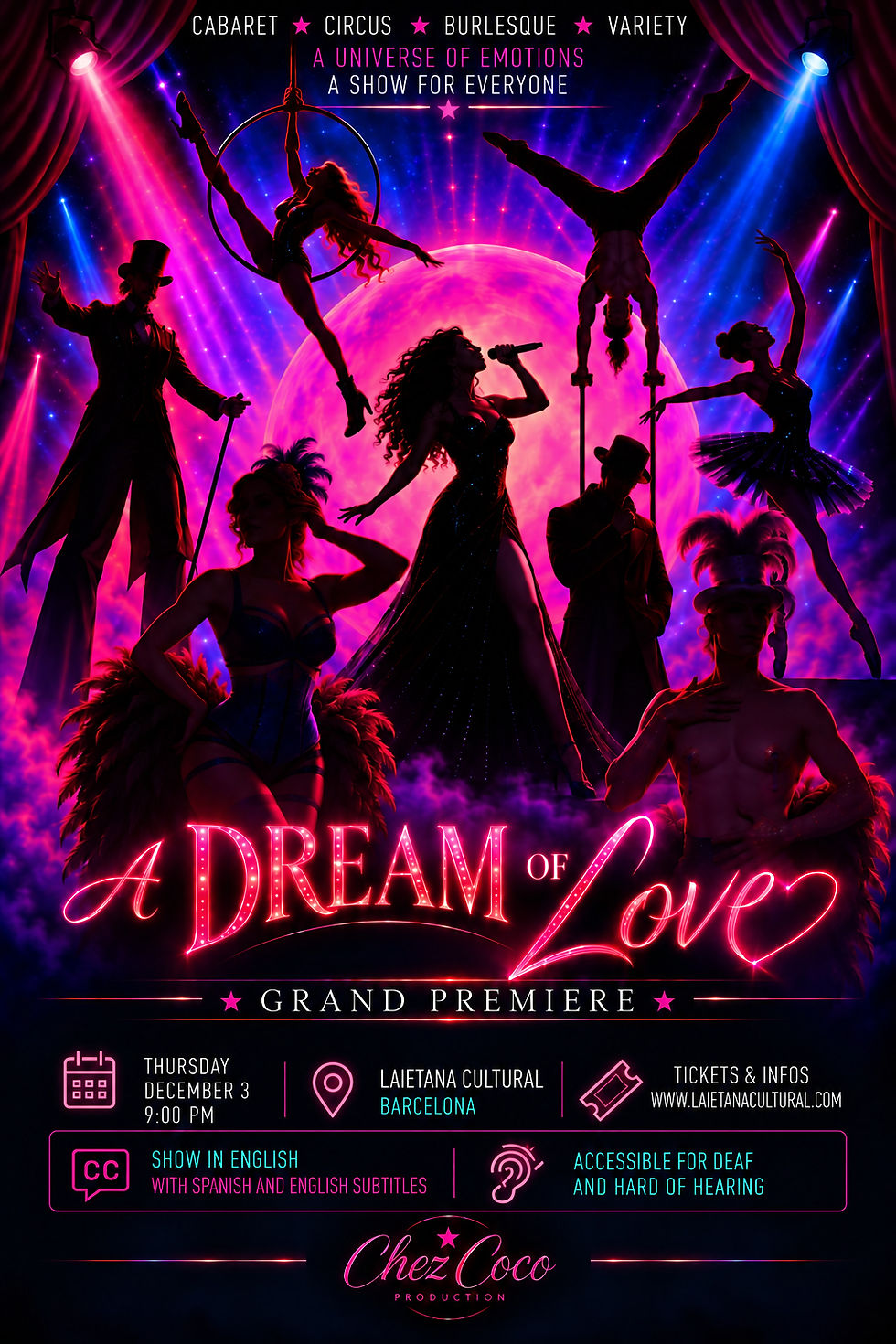 Cabaret Variety Show - A Dream of Love - GRAND PREMIERE