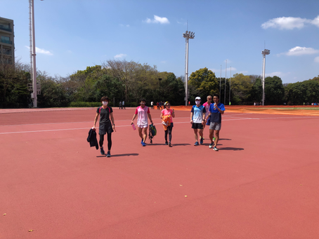 Go. Run 1000m×20本@織田フィールド