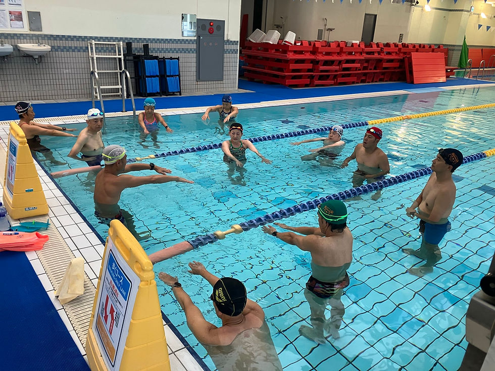 Go. Swim 重心移動とローリング