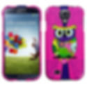 Samsung Galaxy S4, Phone Protector Cover - Tropical Pink Owl