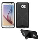 Samsung Galaxy S6, Candy Frame Phone Protector Cover - Black