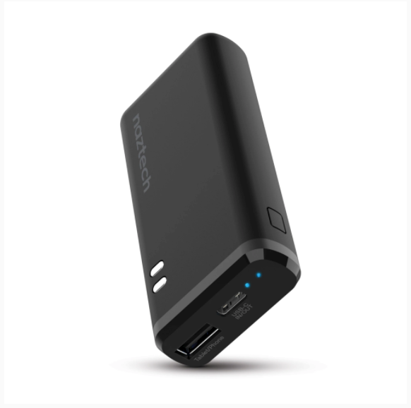 NazTech 4000mAh USB-C + USB Power Bank