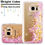 Thumbnail: Samsung Galaxy S7 Edge, Quicksand Glitter Hybrid Protector Cover - Stars & Pink