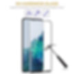 Thumbnail: Samsung Galaxy S21 Plus, Full Coverage Tempered Glass Protector - Black