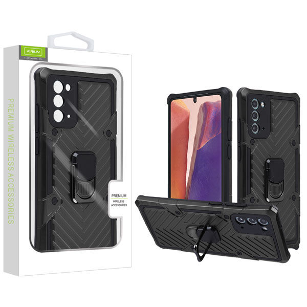 Samsung Galaxy Note 20, Hybrid Case (with Ring Stand) - Black