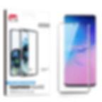 Samsung Galaxy S20 Ultra, Full Curve Coverage Tempered Glass Protector - Black