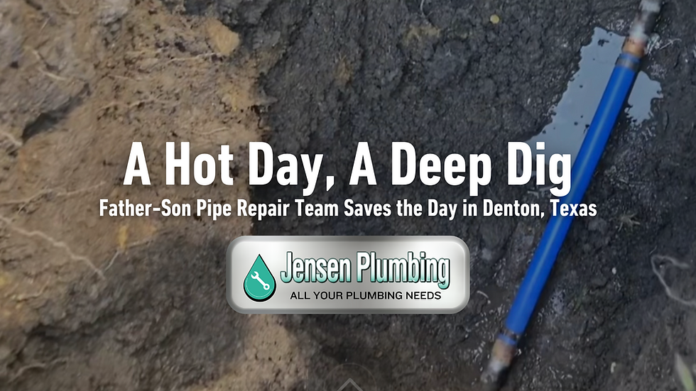 Pipe Repair Denton, Texas Jensen Plumbing LLC Denton Plumber