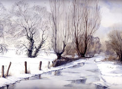 Moorway Snow (Landscape)