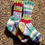Thumbnail: Striped Baby Socks-size newborn