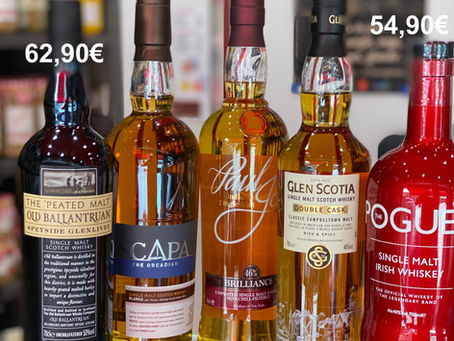 Nos spiritueux, idées cadeaux fête des pères...