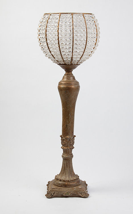 CASTIÇAL STRAUSS DOURADO M