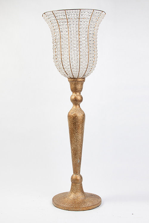 CASTIÇAL STRAUSS DOURADO GG