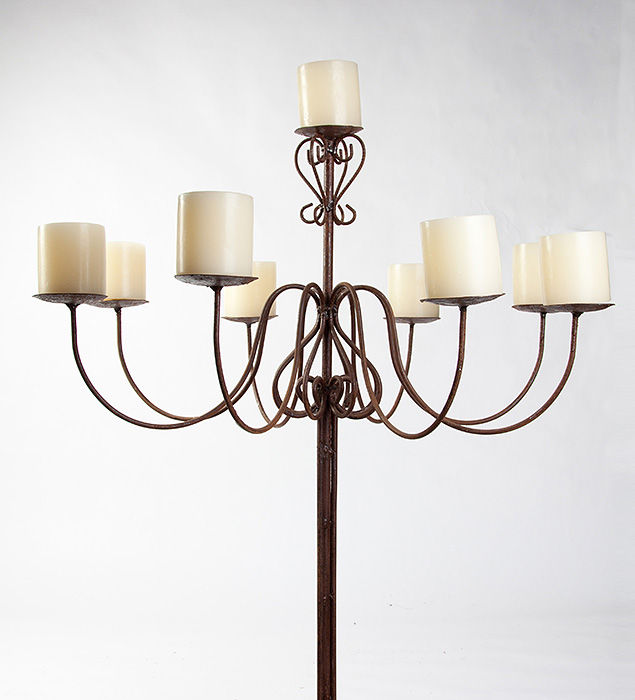 CASTIÇAL 9 VELAS DE CHÃO