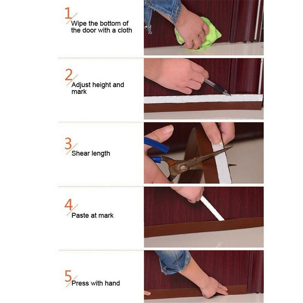 Miniatura: Cinta Tira De Sellado Pared Adhesivo Silicona Moldproof