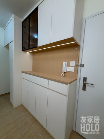 安達臣安樺苑407呎居屋玄關鞋櫃設計