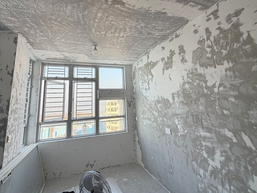 香港住宅裝修清拆及傢俬圖確認,展示剷底情況