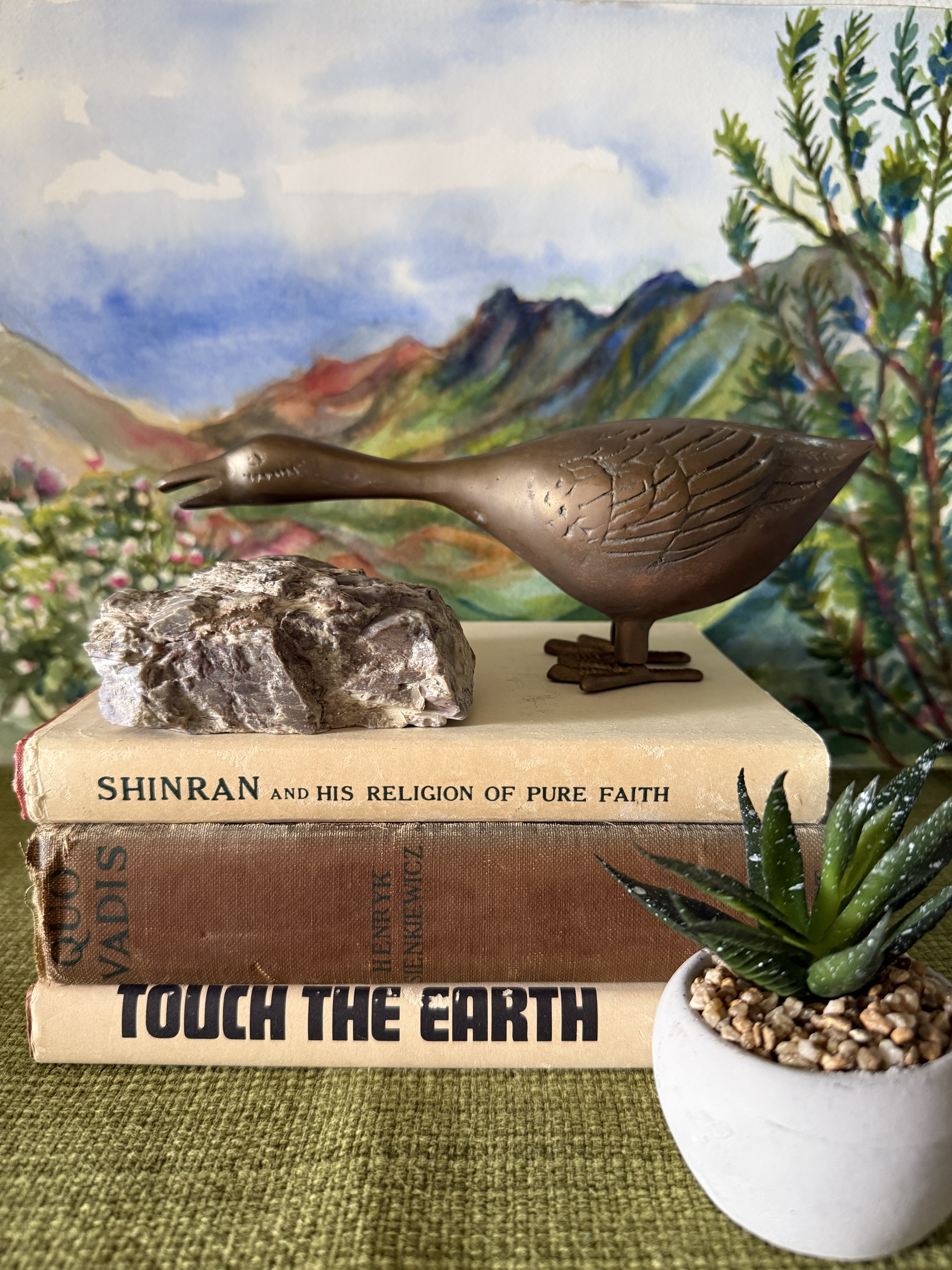 Leonard Silver Mfg. Co. Brass Bird Figurine