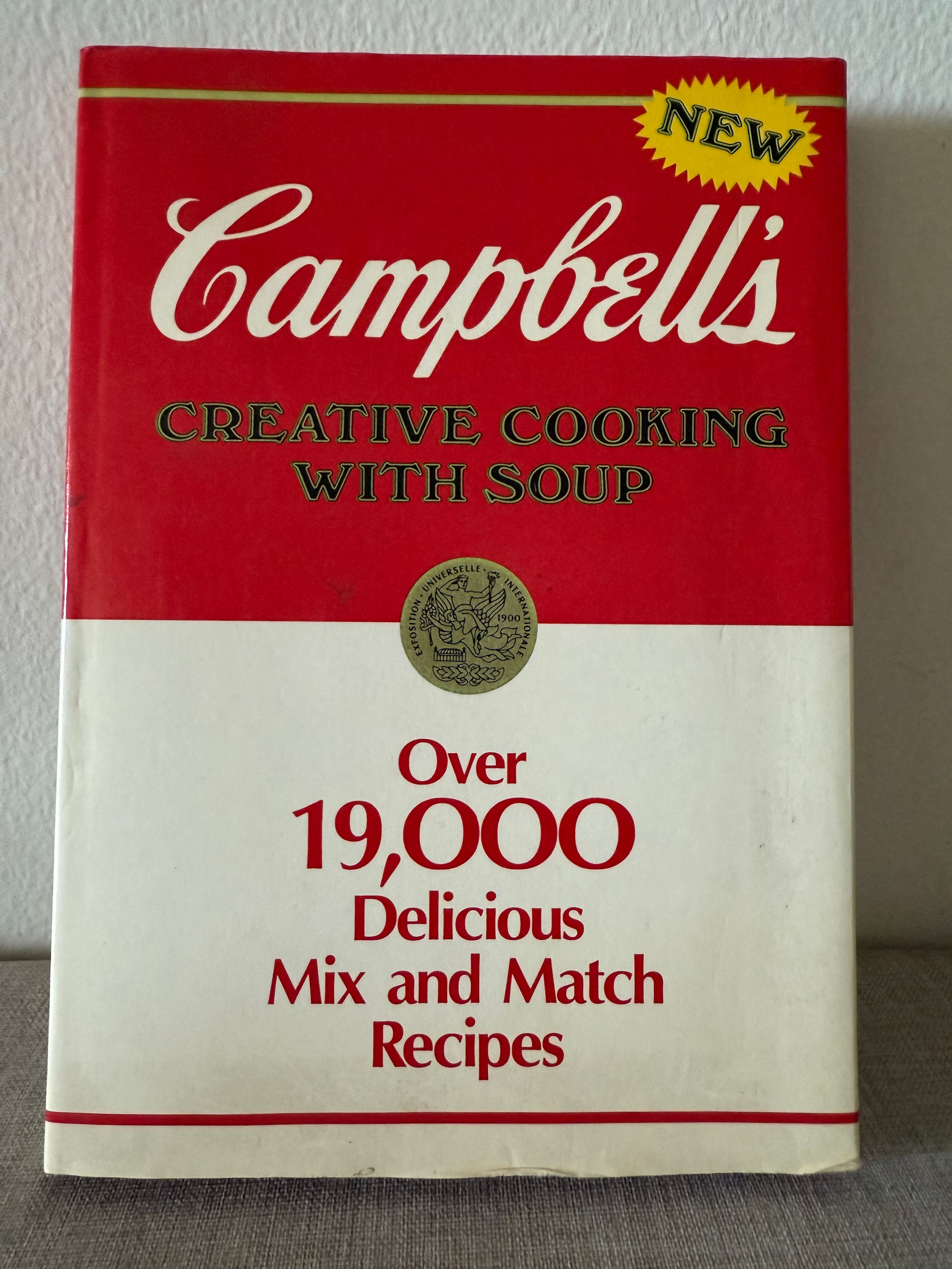 Campbell's Creative Cooking with Soup Vintage Cookbook (1985 Edition)