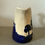 Thumbnail: Cobalt Blue “Indian Chief Profile” Ceramic Pitcher