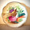 Thumbnail: Hand-Painted Wall Plate – EW-10855-C – Garden Harvest Motif