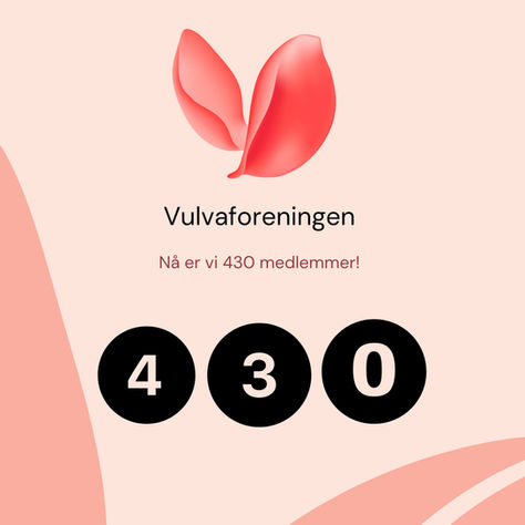 Nå er vi 430 medlemmer!