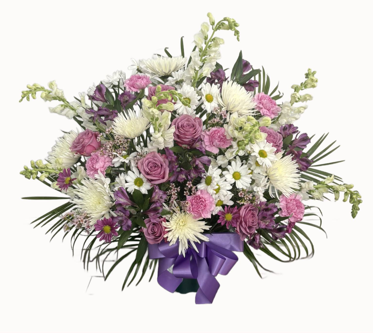 Sympathy Spray Basket