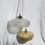 Miniature : Duo suspensions opaline et verre dépoli