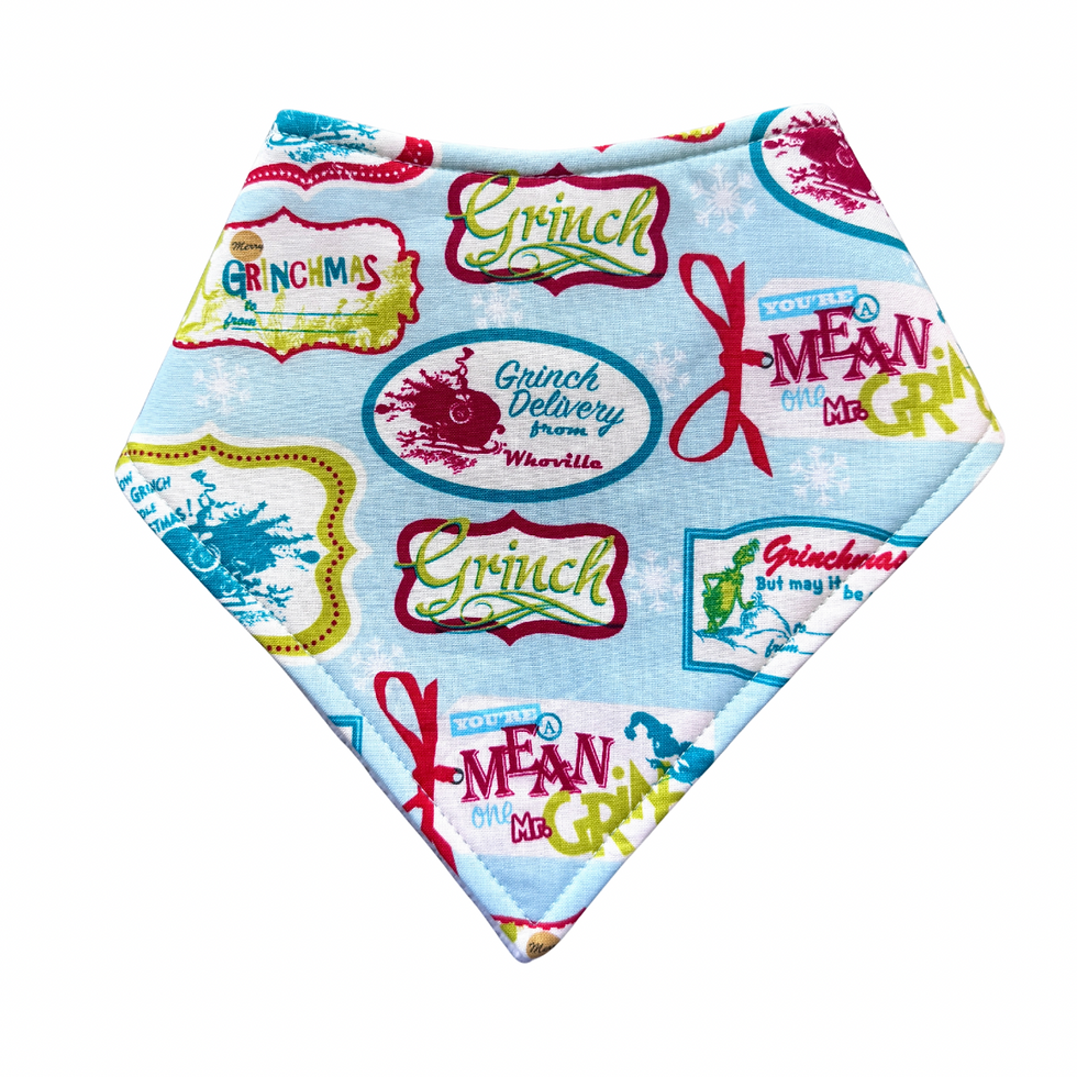 Presents from Whoville Cotton Bib