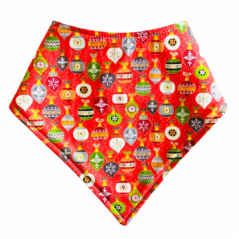 Bougie Baubles Cotton Bib