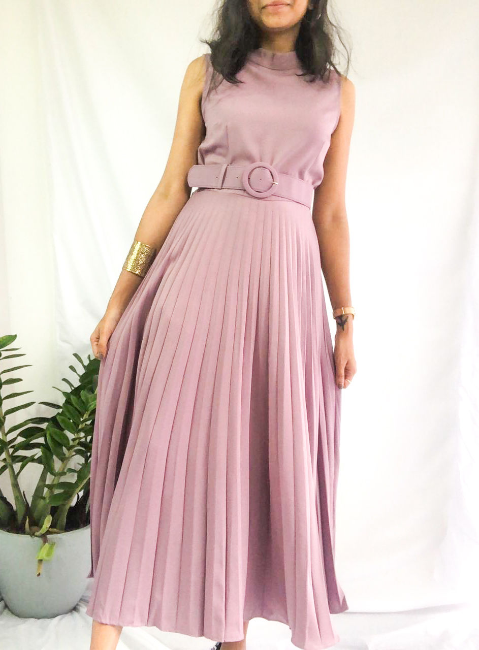 Maxi Pleated Dress
