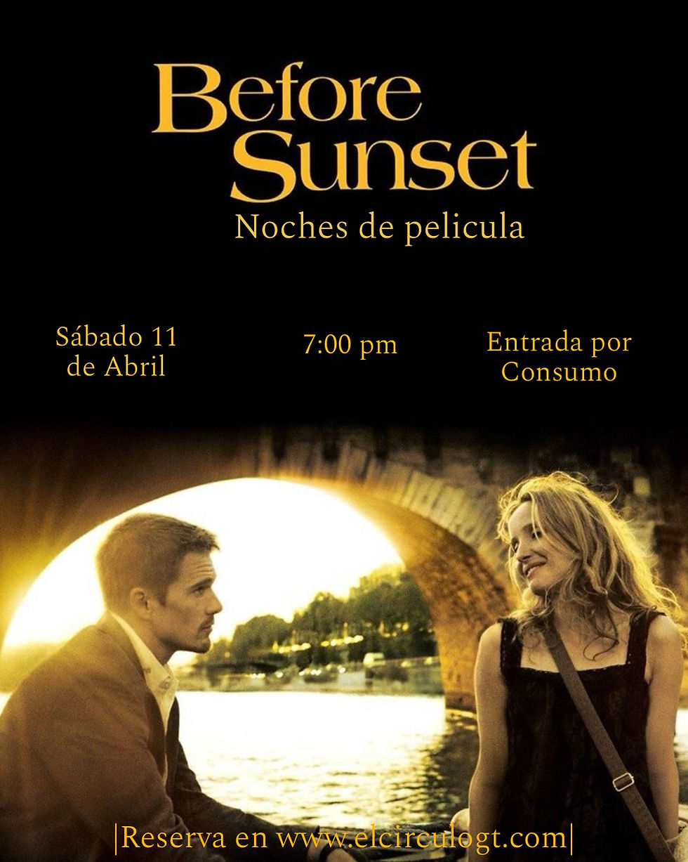 Antes del atardecer 