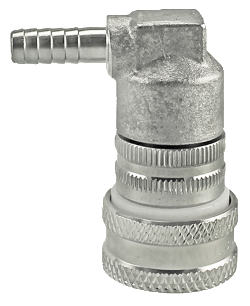 Stainless Gas Ball Lock Disconnect Barb.