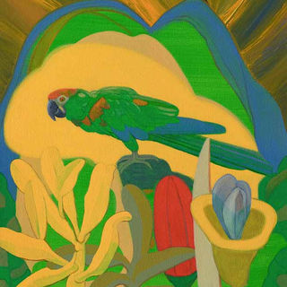 Discover "Wind Angel IX," a striking 20x24 inch acrylic on canvas painting by National Award-winning artist B. Devaraj