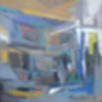 Cityscape portrayed in a abstract version by Praveen Kumar