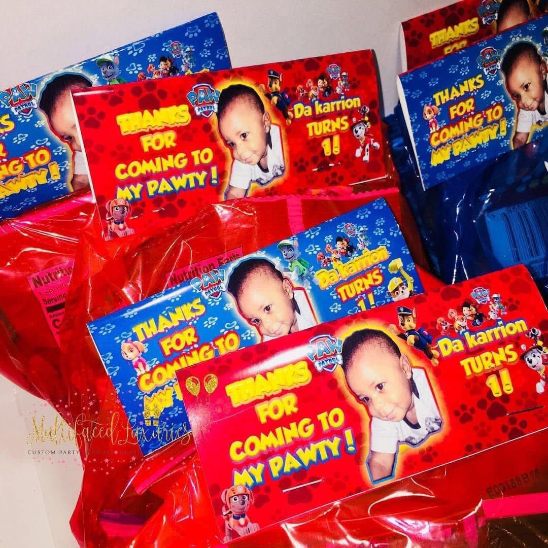 Treat Bags w/ Topper