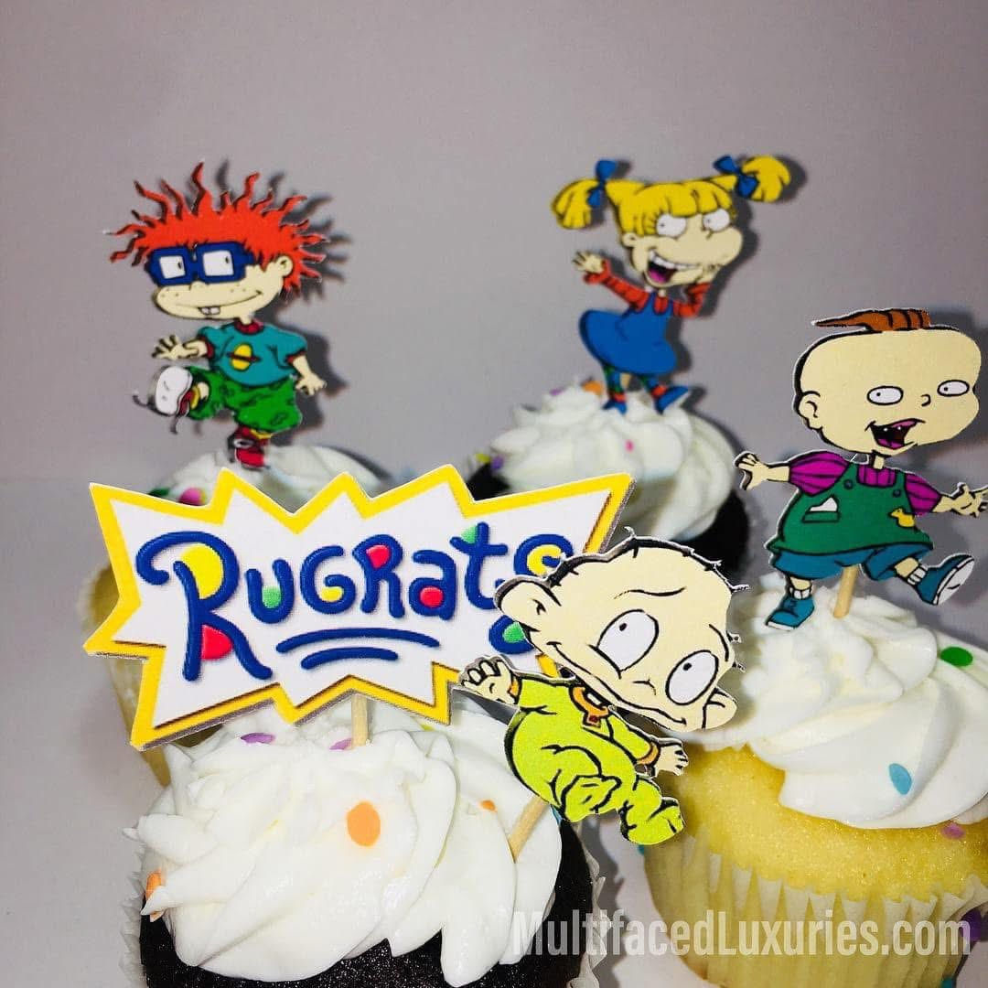 12 Cupcake Toppers