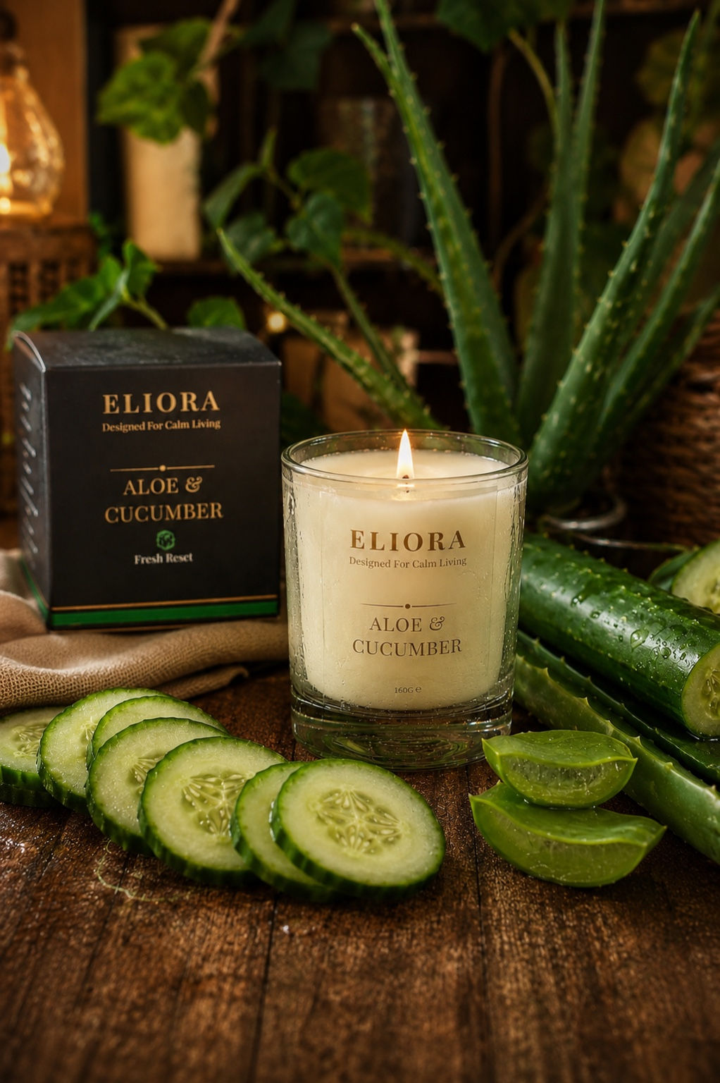 Aloe & Cucumber candle