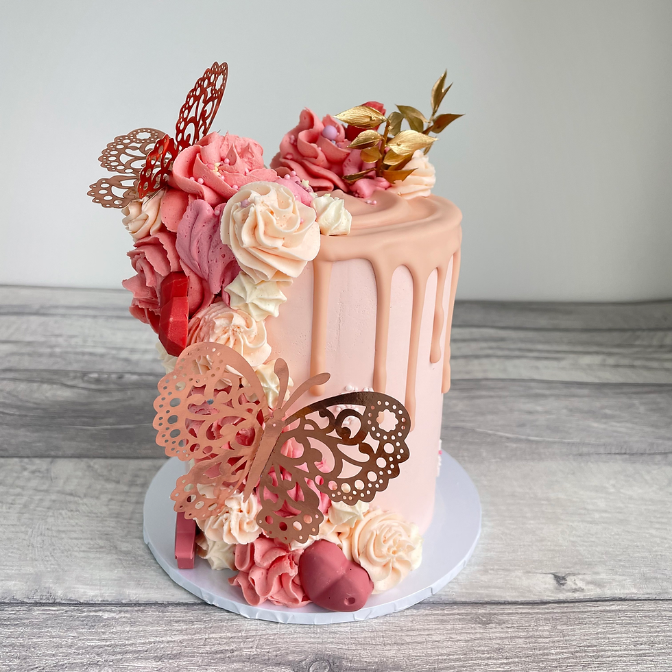 Drip ganache cake