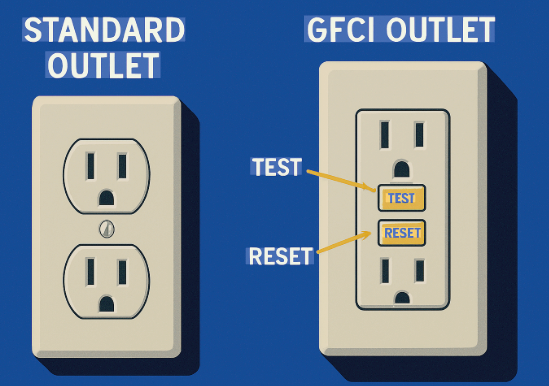 GFCI Outlet vs outlet in Reno