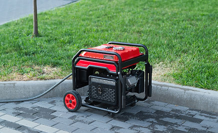 Portable electric generator power install