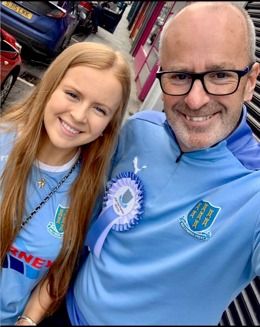 Paul Ross with much-loved daughter Lydia