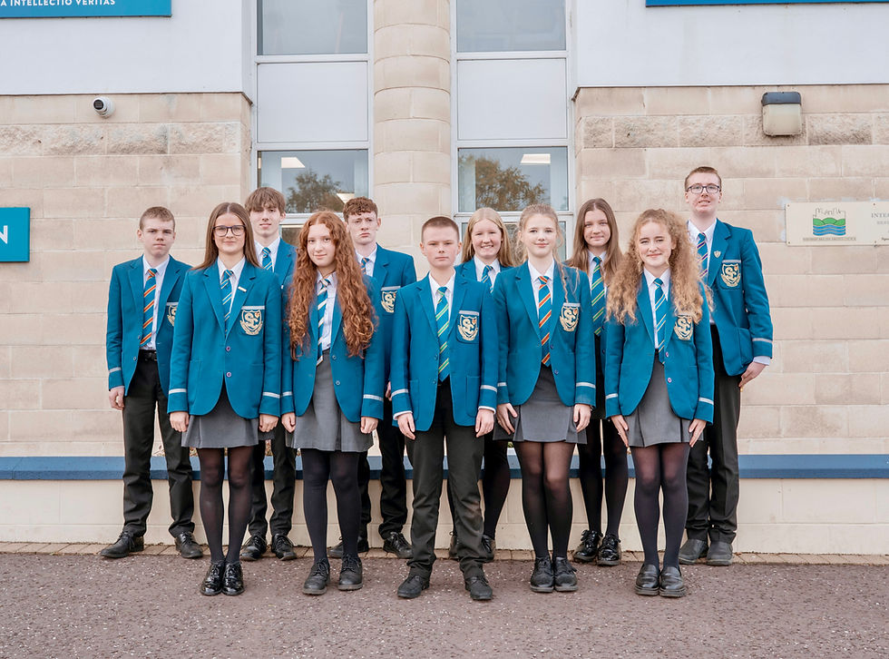 Year 10 recipients of 100% Attendance & Bronze DofE Certificates