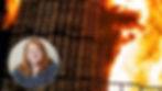Justice Minister Naomi Long and bonfire
